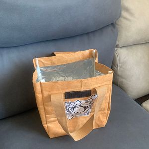 Termal yalıtımlı piknik Tyvek kağıt soğutucu soğutma çantası öğle özel Logo su geçirmez gıda alüminyum folyo Zhejiang BSCI LS modeli - Product Image 4