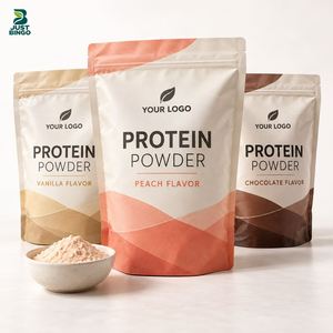 Poudre de protéines végétales avec options de conditionnement en boîte et en sachet, fabricant pour le développement de produits de marque privée - Product Image 1