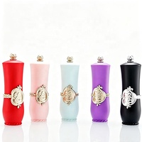 Tubes à lèvres vides élégants et colorés, forme ronde, capacité 3,8 g, couleur personnalisée, OEM/ODM disponible, emballage cosmétique pour blush