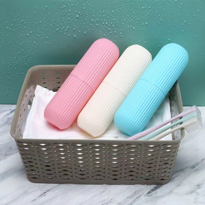 Support multifonctionnel pour dentifrice, gobelet en plastique pour rince-bouche, boîte de rangement pour brosse à dents, étui de voyage pour la salle de bain. - Product Image 3