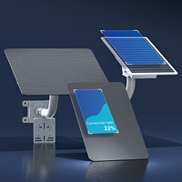 Système d'énergie solaire hors réseau TecDeft Angle Coordinated 20W avec panneau solaire au lithium-ion, batterie 30Ah, sortie DC12V, étanche pour l'extérieur