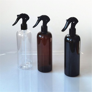 Hot Sale PET Spray <b>Bottles</b> Empty 200ml 300ml 500ml 8oz 4oz Amber Black Cosmetic Plastic Trigger <b>Bottles</b> 16oz - Product Image 3