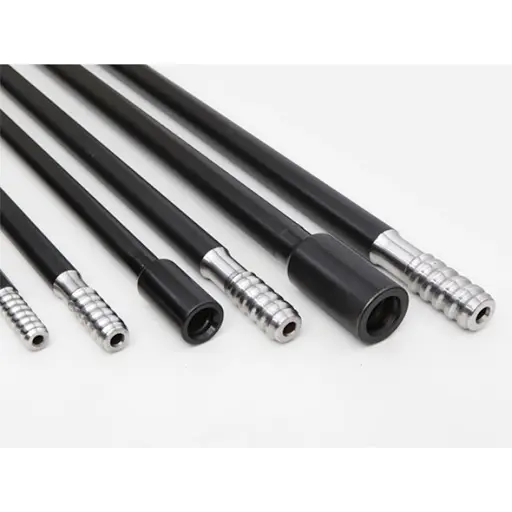 Top hammer drill rods drifter extension rod R32 R38 for tunneling