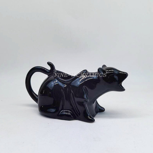 Bol à sauce en porcelaine blanc en forme de <span class=keywords><strong>chat</strong></span> vomissant, personnalisé pour Thanksgiving et Noël, nouveauté amusante - Product Image 5