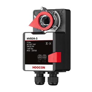 Actuadores de Compuerta HOOCON HVD24-5 para Sistemas HVAC, Control On-Off de 5Nm, 2/3 Puntos, AC/DC24V, Certificación CE, 2 Años de Garantía, Diseño Moderno - Product Image 2