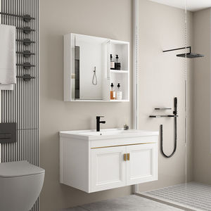 Modern minimalist dressing bathroom cabinet wash basin cabinet combination wash basin wash table basin - Product Image 4