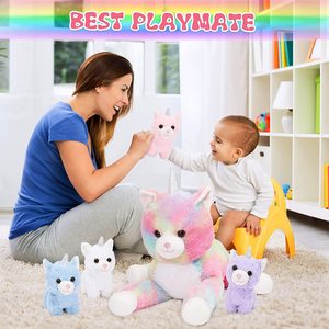 Đồ Chơi Nhồi Bông Hình Kỳ Lân Mèo <span class=keywords><strong>Kitty</strong></span> Tùy Chỉnh Thú Nhồi Bông Hình Kỳ Lân Mèo Mẹ Nhồi Bông Và Mèo Con Số Lượng Lớn - Product Image 3