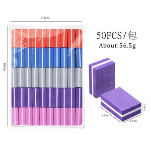 Mini bloc polissoir carré double face en éponge pour manucure, outil de polissage et de brillance pour ongles naturels et usage en salon - Product Image 6