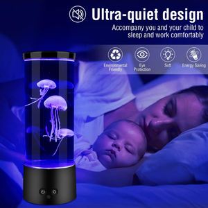 Hot Sale Jellyfish Projection LED Warm White Color Changing Switch Control High Brightness Eye Decoration Night Living Room - Product Image 5