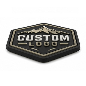 Parches de Goma PVC Personalizados de Moda en Oferta, Parches de Goma PVC Impermeables de Bajo Precio para Coser en la Ropa, Estilo OEM - Product Image 2