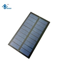 Panneau solaire encapsulé PET 5V, chargeur de panneaux solaires portables compacts 1W, panneau solaire photovoltaïque PET ZW-10761-P