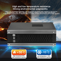 Alta calidad 100% hecho en China ventilador de refrigeración chasis de acero galvanizado ordenador Industrial resistente Mini PC