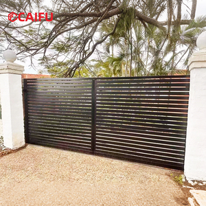 Personnalisation tout-en-un : conception, vente, portail coulissant intégré, portail battant, garde-corps, clôture pour villa, cour, <span class=keywords><strong>jardin</strong></span> - Product Image 2