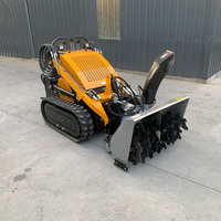 Skid Steer Mini Skid Steer Mesin Pembersih Salju Skid Steer Bucket Batu