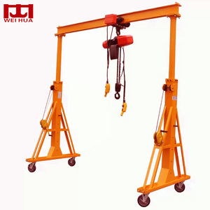 Prix du mini-grue à portique électrique portable de 1 tonne, 2 tonnes, 3 tonnes, 5 tonnes pour atelier avec palan - Product Image 2