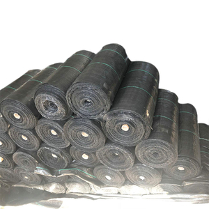 105 Gsm 5% Traitement UV Tapis de mauvaises herbes noir avec lignes de tramway - Product Image 1