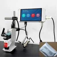 Imprimante jet d'encre TIJ automatique pour étiquetage en ligne, texte non crypté, date, QR, pour bouteilles, sachets, aluminium