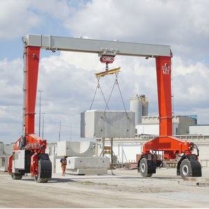 40-60 톤 유압 엔진 PLC 제어 모터 기어 베어링 고무 타이어 갠트리 크레인 - Product Image 2