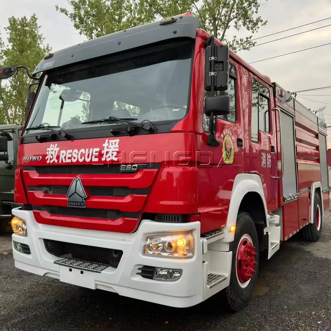 Sino truck Howo China benutzte Hochwasserrettungs-Feuerwehr autos zum Verkauf auf den Philippinen