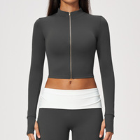 Veste de sport pour femmes grandes tailles, respirante et légère, sweat-shirt de yoga, veste de fitness, course à pied, gym, pour femmes