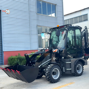 Nouvelle pelle rétrocaveuse homologuée CE avec moteur diesel de 37 kW, corps étroit, compacte, flexible et facile à utiliser - Product Image 1