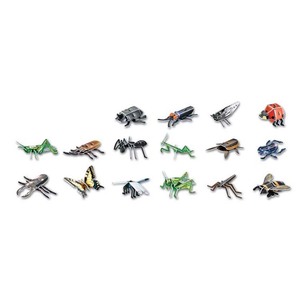 Modello di insetto 3D Puzzle di animali di carta tridimensionale fai-da-te con 98 pezzi - Product Image 2