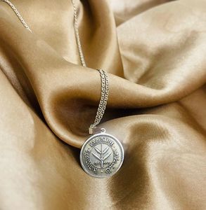 Collier pièce de monnaie palestinienne <span class=keywords><strong>bijoux</strong></span> pièce de monnaie en acier inoxydable 316l PVD plaqué <span class=keywords><strong>or</strong></span> 18 carats étanche 50 mil collier <span class=keywords><strong>histoire</strong></span> de la Palestine - Product Image 2