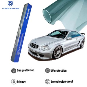 Film teinté pour vitres de <span class=keywords><strong>voiture</strong></span> PET, nano, anti-UV, anti-IR, anti-rayures, haute définition, film solaire pour vitres et pare-<span class=keywords><strong>brise</strong></span>, protection à 99 %, 5 ans - Product Image 1