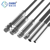 Sensor Induktif Kecepatan Proximitas Tipe Silinder Terintegrasi Seri CHBG LR04 NPN PNP Tekanan Baru M4 Switch