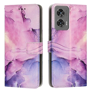 Étui portefeuille en cuir marbré pour MOTO G75 S50 5G Edge 50 NEO Fusion Ultra Pro 5G G55 G35 G85 2024 5G <span class=keywords><strong>G</strong></span> Stylus Power Play 4G Cover - Product Image 2