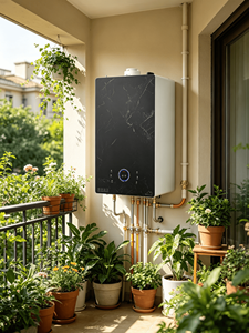 Caldera <span class=keywords><strong>de</strong></span> <span class=keywords><strong>Gas</strong></span> <span class=keywords><strong>de</strong></span> Condensación Premix <span class=keywords><strong>de</strong></span> 32KW, Eficiencia Nivel 1, Ecológica, Bajo NOx, con Filtro <span class=keywords><strong>de</strong></span> Aire Externo <span class=keywords><strong>de</strong></span> Fácil Limpieza - Product Image 2