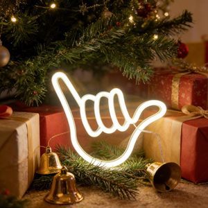 Hand Shape Letreros Neon LED dimmable USB powered ambient <b>light</b> store <b>window</b> decoration <b>light</b> street indicator <b>light</b> Customized - Product Image 2