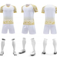 Camisetas de Fútbol Americano Transpirables al por Mayor, Conjunto de Entrenamiento de Fútbol, Camisetas de Manga Corta de Secado Rápido, Pantalones Cortos Deportivos para Hombre