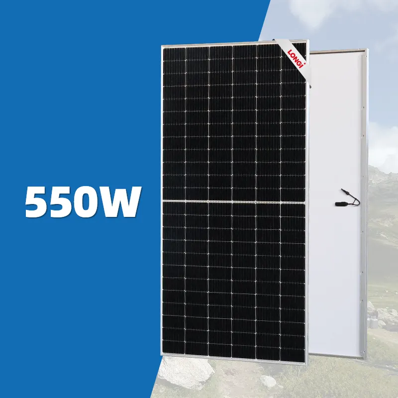 Longi Высокоэффективные Hi-Mo 5 солнечных панелей 550 Вт LONGi Himo 5 Pv солнечные Силовые модули 545 Вт 560 Вт 500 Вт