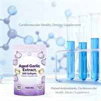 Capsules de gel mou à l'ail, extrait biologique, complément alimentaire pour le soutien immunitaire
