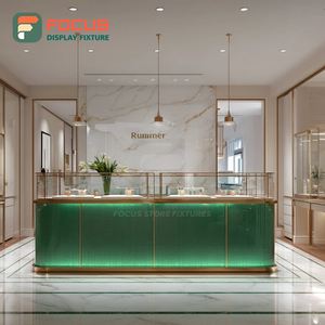 Fabricante de Sistemas Modernos de Exhibición de Joyería Personalizados, Vitrina de Joyería Comercial con Superficie Pulida - Product Image 4