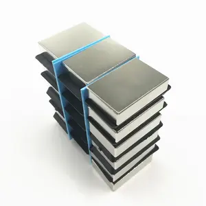 Neodymium Block Magnets Nickel Plating Thickness Magnetization N52 Grade L100xW50xT20mm NdFeB Magnets