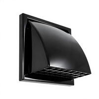 Grille de ventilation pour hotte de bateau-voiture, sortie d'air en plastique ABS, couvercle extérieur coupe-vent et anti-pluie pour ventilateur d'extraction de cuisine extérieure