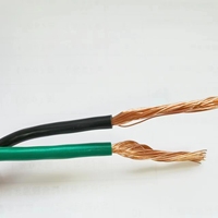 2*0.5mm2 ~ 2*6mm2 Câble RVS à paire torsadée isolée en PVC avec fils électriques conducteurs en cuivre flexibles