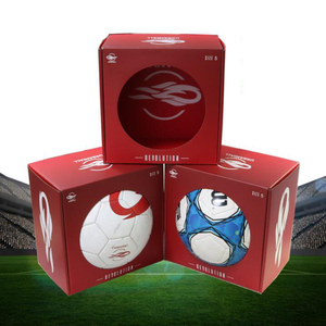 Hộp Giấy Tùy Chỉnh Chất Lượng Cao Hộp Hiển Thị Cho Bóng Đá Bóng Rổ Hộp Quà Tặng Giấy Với Cửa Sổ Pvc Rõ Ràng - Product Image 3