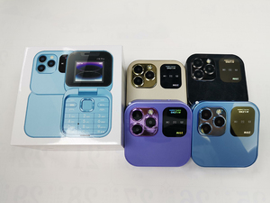 Tout nouveau I16 Pro double carte SIM Radio FM Vibration voix magique liste noire cadran rapide 1.77 'pouces écran carré pli bouton espagnol - Product Image 6