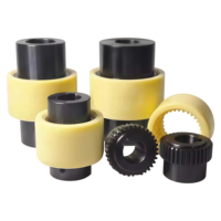 Manchon intérieur en nylon résistant à la corrosion et aux températures extrêmes SFS 45 #   Accouplement flexible universel en acier CNC de type NL, usine OEM 1