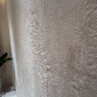 Panel Dinding Veneer Batu Fleksibel Semen Abu-abu Tampilan Beton untuk Dekorasi Proyek Bangunan Eksterior