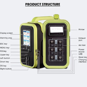 연도 가스 고성능 이산화탄소 이산화탄소 질소 산화물 NOX 이산화황 So2 3 in 1 멀티 가스 미터 누설 분석기 - Product Image 4
