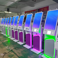 Kiosques en libre-service pour hôtels de 27 pouces, directement de l'usine, avec lecteur de passeport et distributeur automatique de cartes