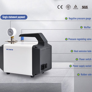 High Quality 30L/min 1/6HP 110V/220V Low Noise Portable Oilless <b>Vacuum</b> <b>Pump</b> for Lab - Product Image 5