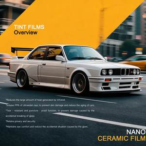 Film de sécurité nano-céramique pour vitres de <span class=keywords><strong>voiture</strong></span> Ultra Vision, <span class=keywords><strong>isolation</strong></span> thermique solaire, 3 mil, anti-UV, anti-explosion, anti-éclatement - Product Image 4
