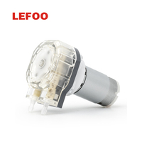 Pompe péristaltique compacte LEFOO 12V DC pour machine à café, système de dosage automatique de liquides et de distribution de sirops pour boissons
