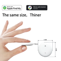 Système double iOS Android Findmy Balise sans fil Mfi Localisateur Anti-perte Ip67 Mini Suivi mondial Animaux de compagnie Airtags Air Tag Traceur GPS
