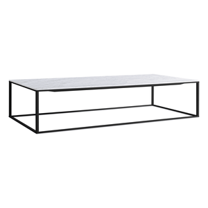 Hot Selling Modern Minimalist White Marble Top Coffee <b>Table</b> with Metal Frame for Bedroom Furniture <b>Sofa</b> Center <b>Table</b> - Product Image 6
